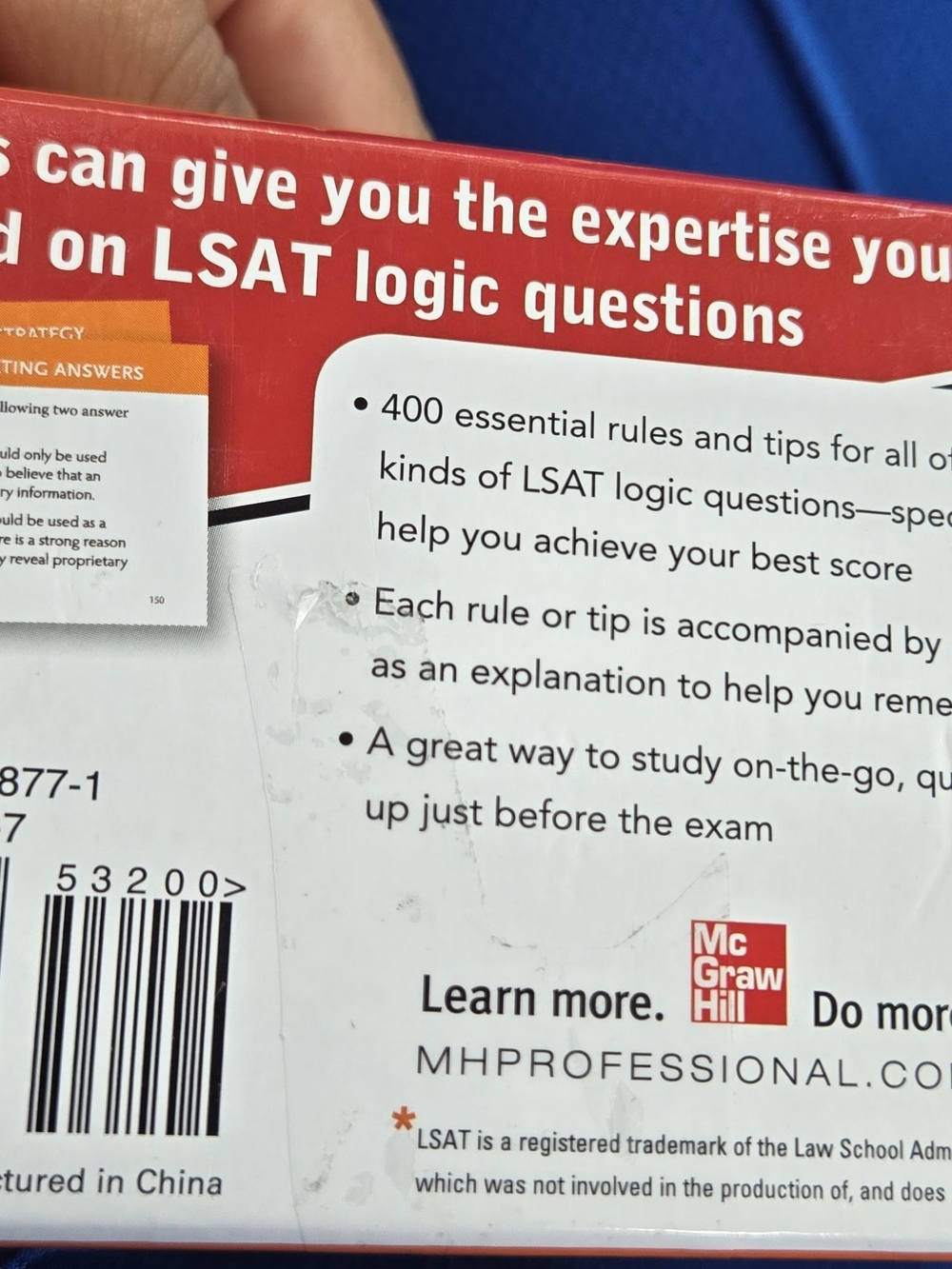 LSAT logic Flashcards